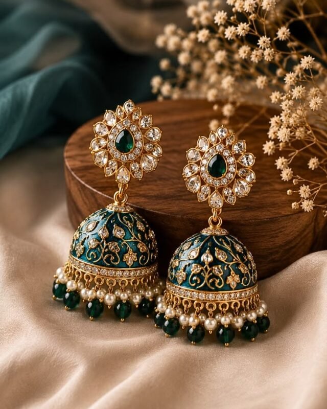 Meher Meenakari Jhumka